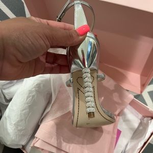 Brand New Silver Sophia Webster Sandals!!!!